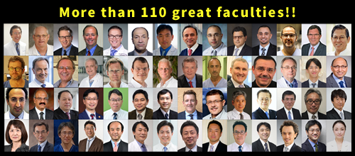More than 110 great faculties!!